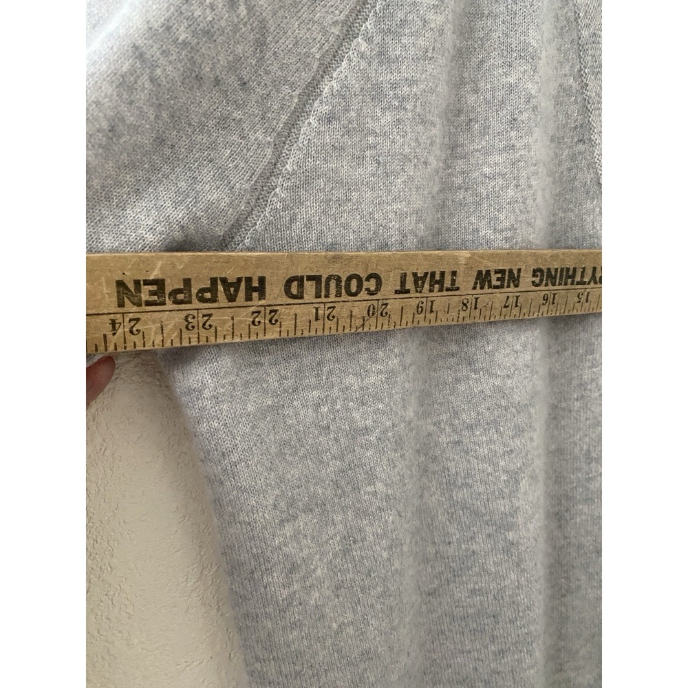 Sundance Size XL Womens Grey 100% Cashmere V Neck Soft Comfy Knit Sweater - Picture 5 of 10